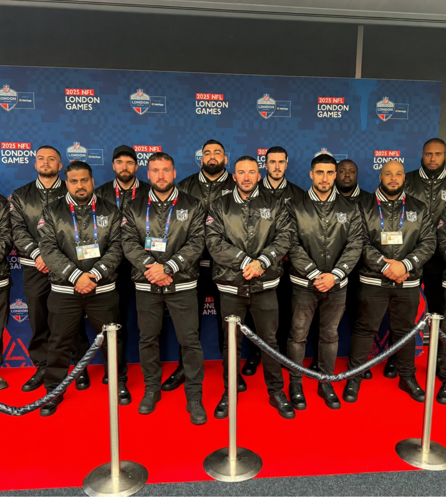 NFL London Giggs security team